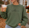 In my hockey mom era sweatshirt