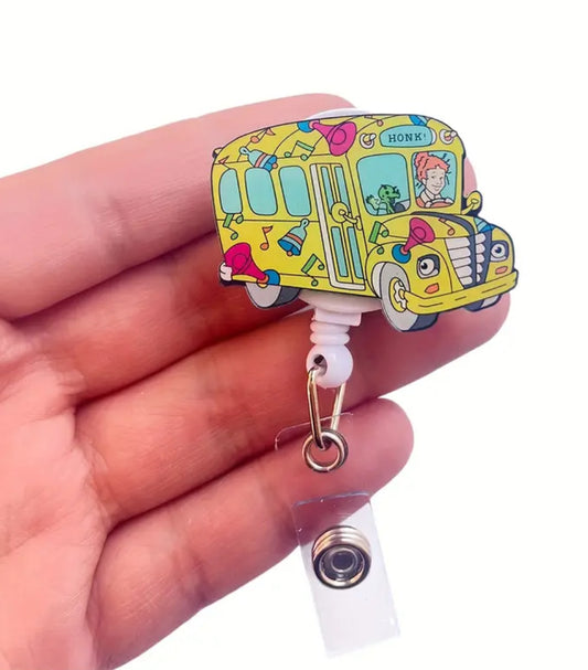 Bus Badge reel