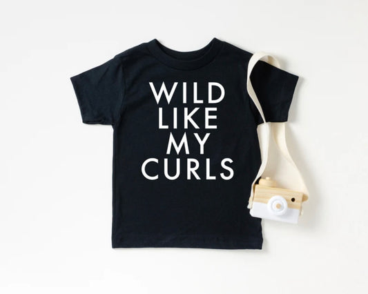 Wild like my curls youth tee