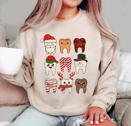 Dentist Christmas sweatshirt