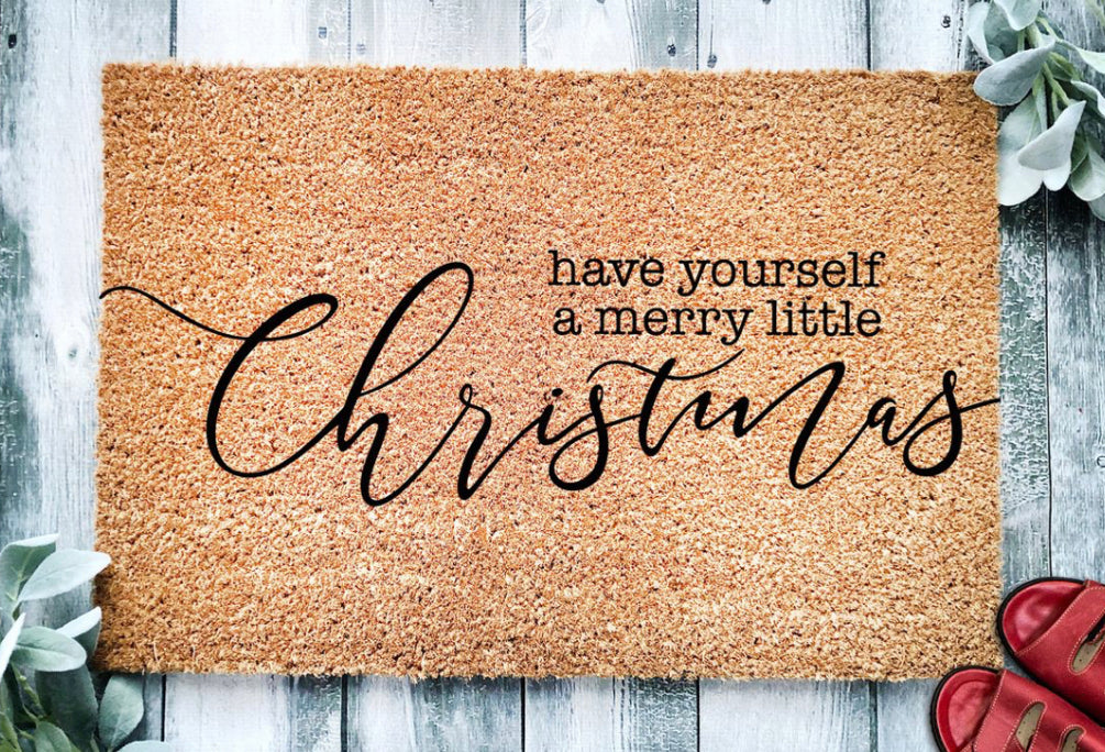 Have yourself a merry little Christmas doormat