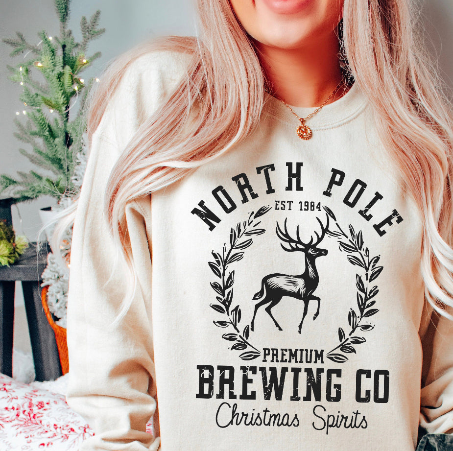 North Pole brewing co sweatshrit