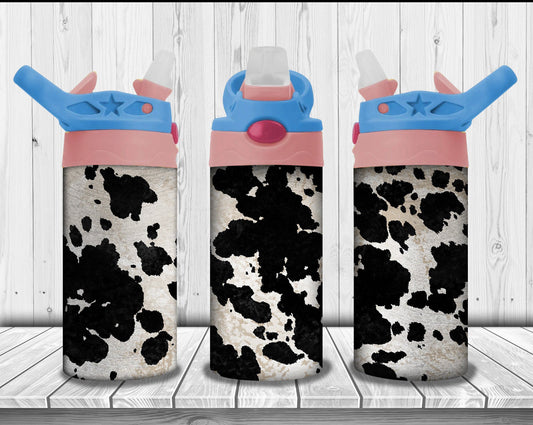 Cowhide water bottle 12oz