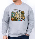 Dada fishing sweatshirt