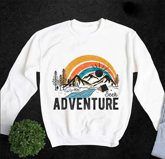 Seek adventure sweatshirt