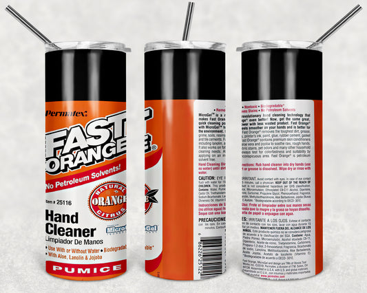 Fast orange tumbler