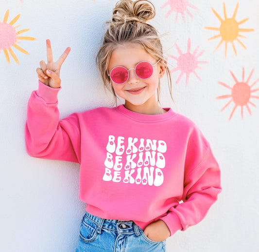 Be kind youth sweatshirt