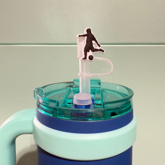 Soccer straw topper
