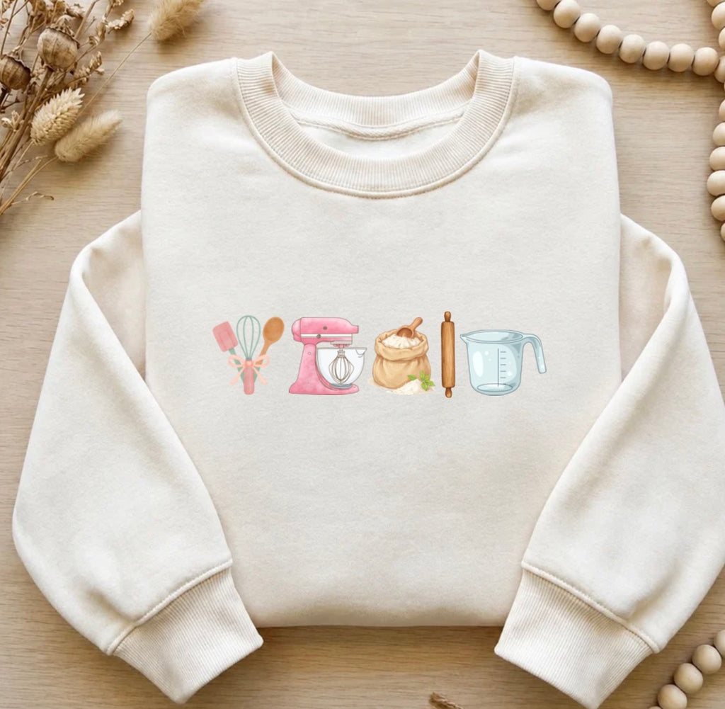 Baking sweatshirt