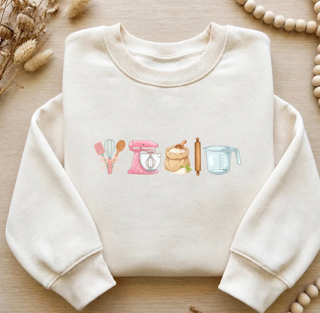 Baking sweatshirt