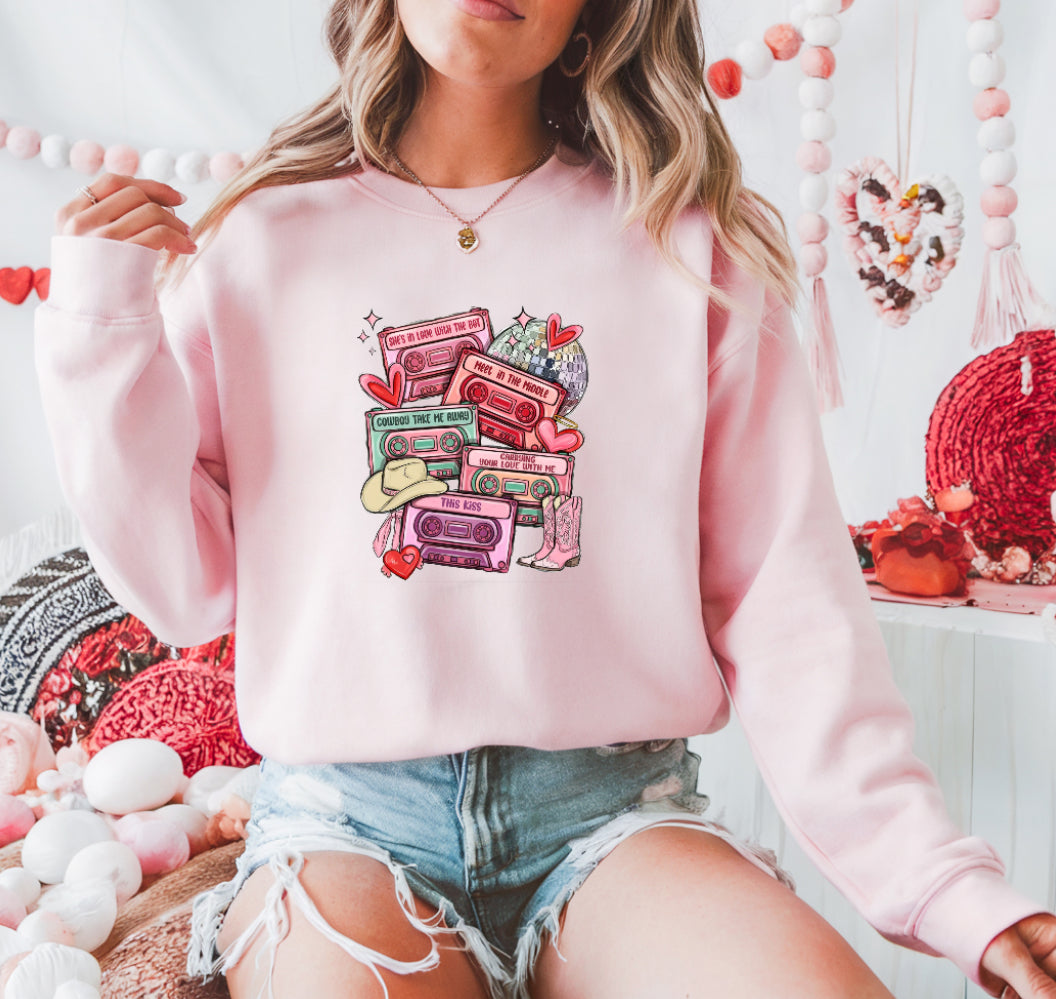 Western Valentine’s Day sweatshirt