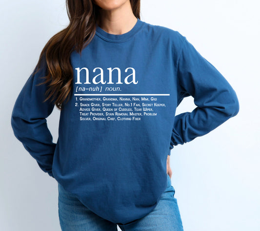 Nana long sleeve t shirt