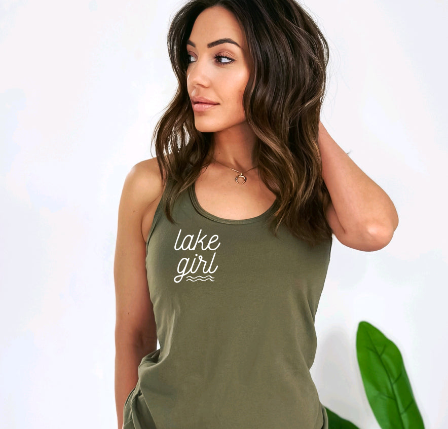 Lake girl tank top