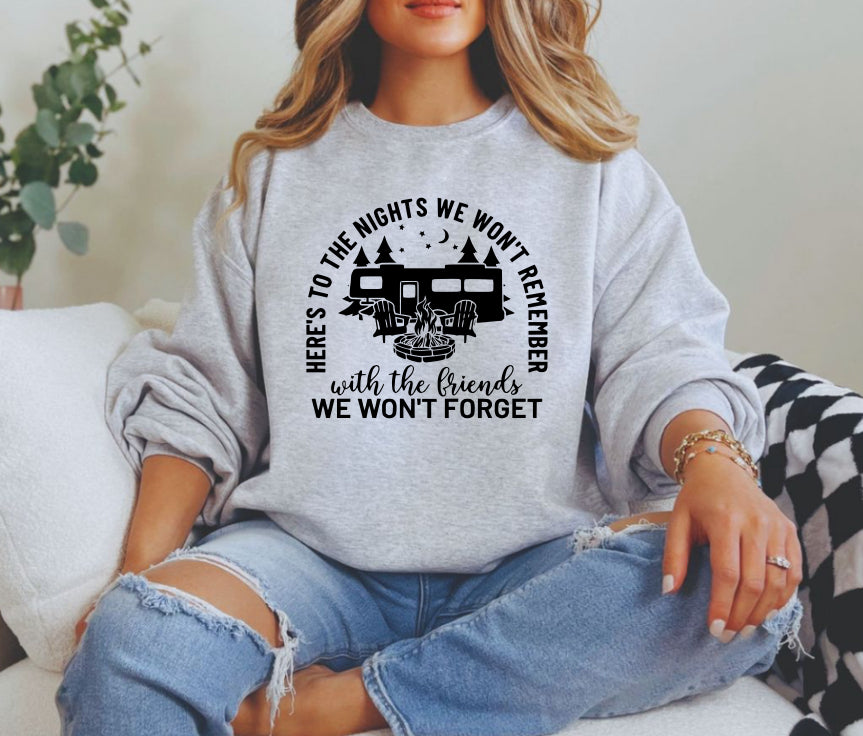 Camping sweatshirt