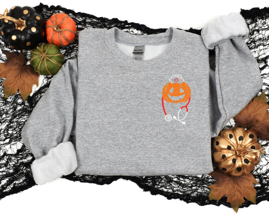 Pumpkin nurse sweatshrit