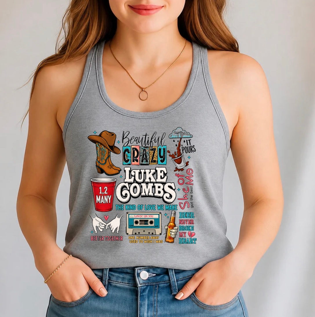 Beautiful crazy tank top