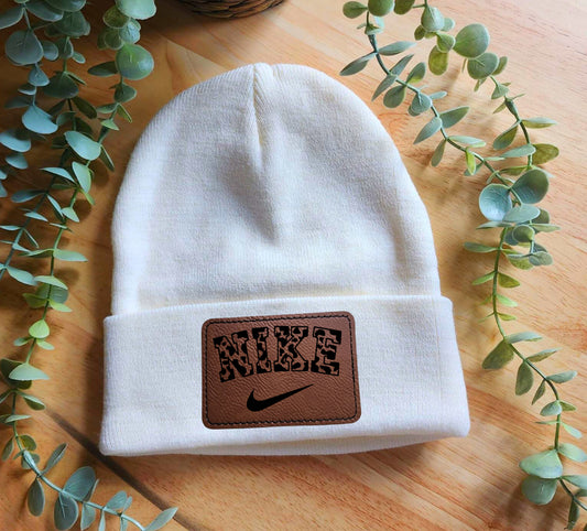 Swoosh beanie
