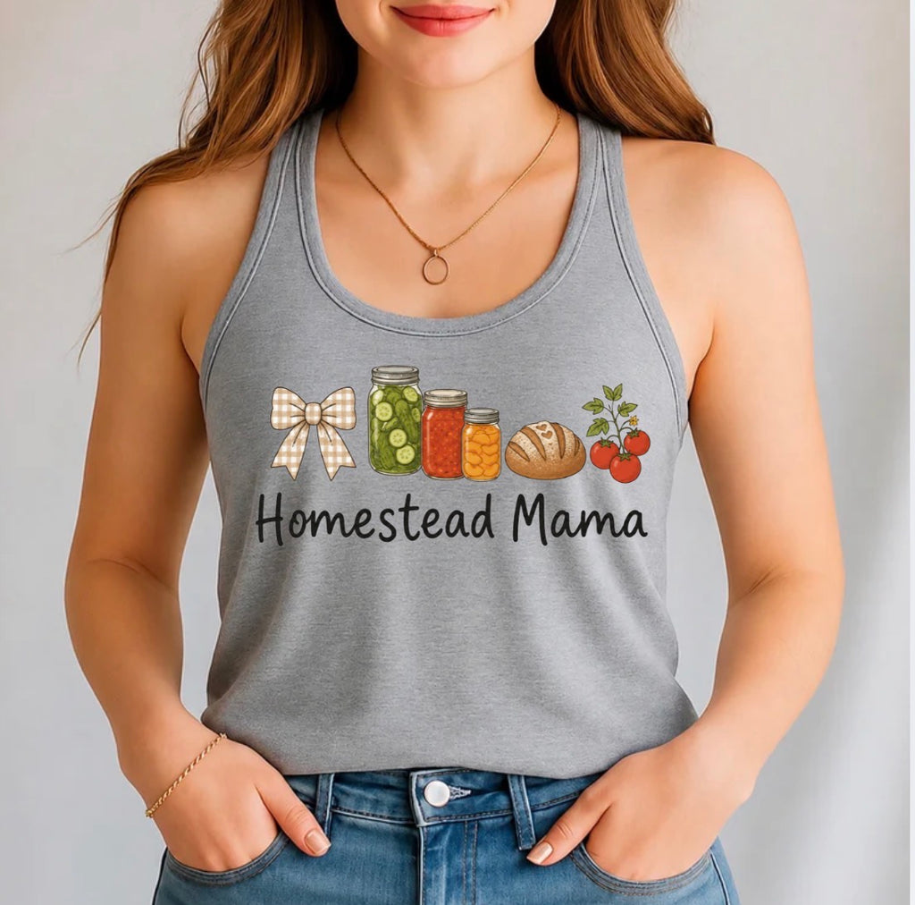 Homestead mama tank top