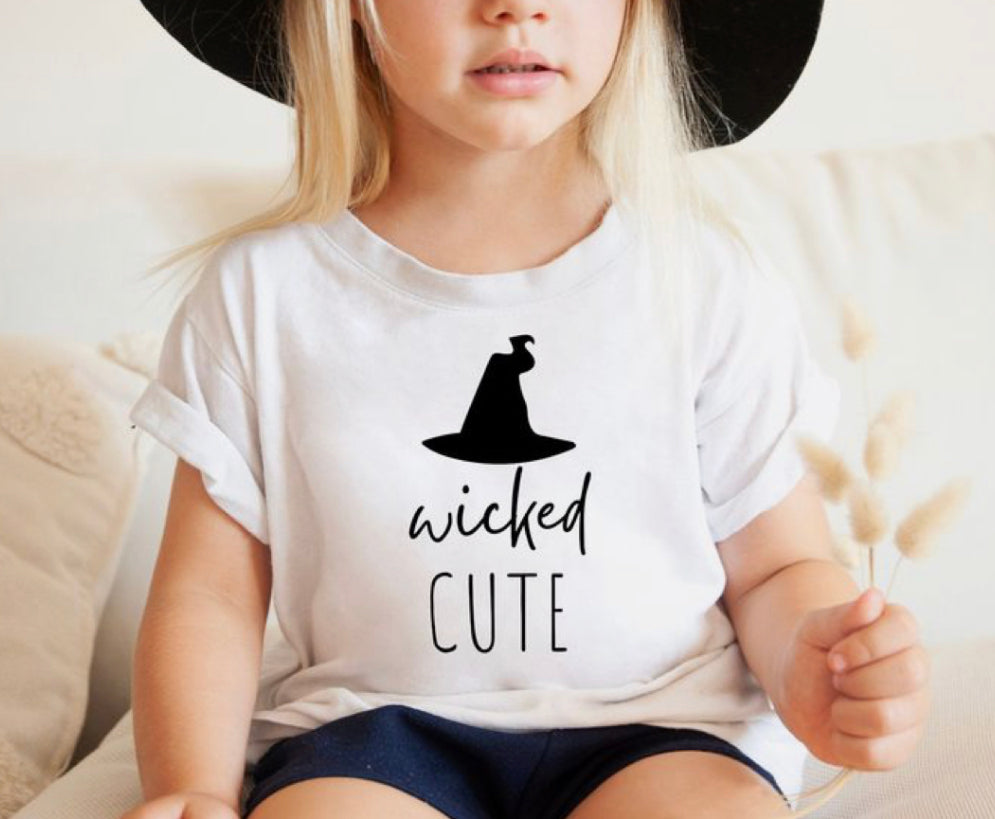 Wicked cute youth tee