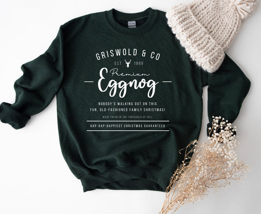 Griswold & co eggnog sweatshrit
