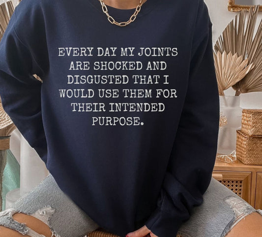 Funny joints sweatshirt