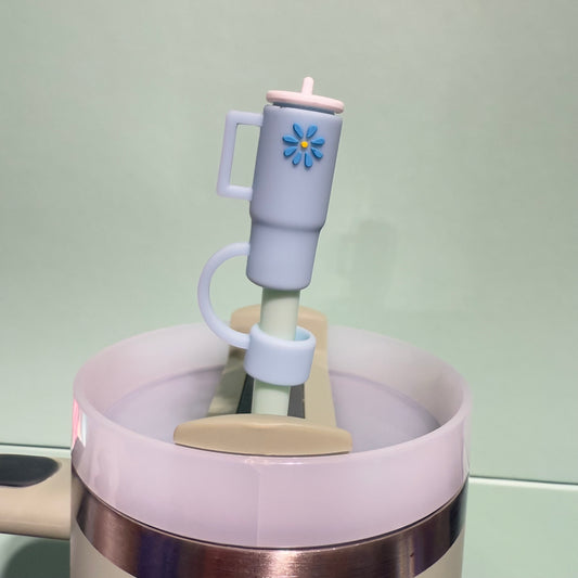 Cup straw topper