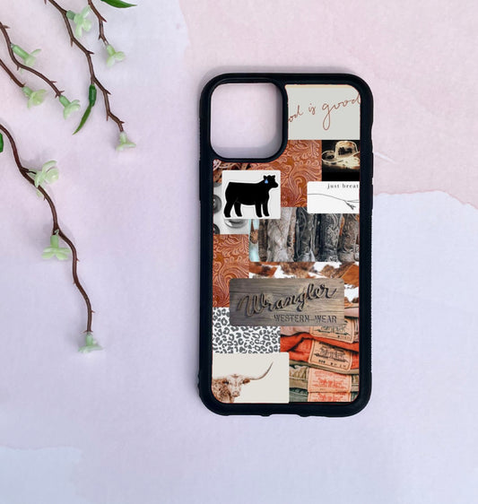 Western collage  phone cases
