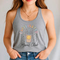 Caffeinated moms club tank top