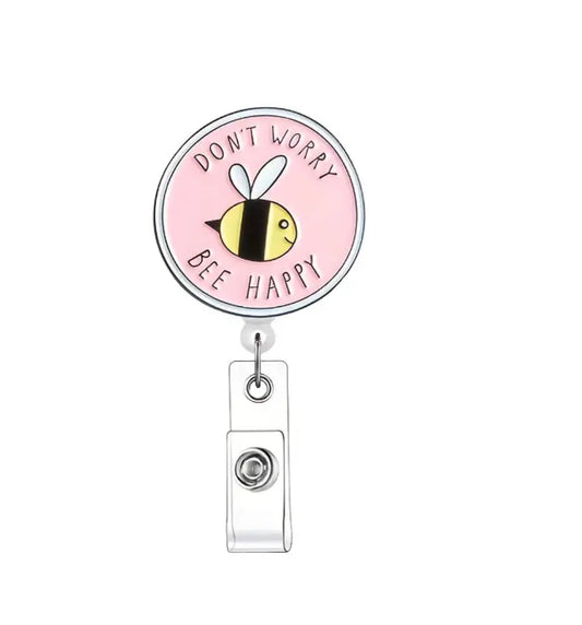 Don’t worry be happy Badge reel