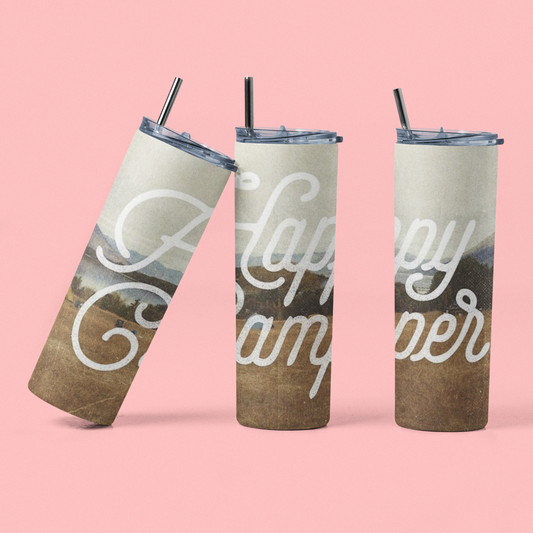 Happy camper 20oz tumbler