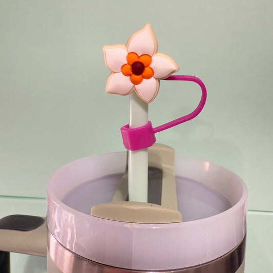 Flower straw topper