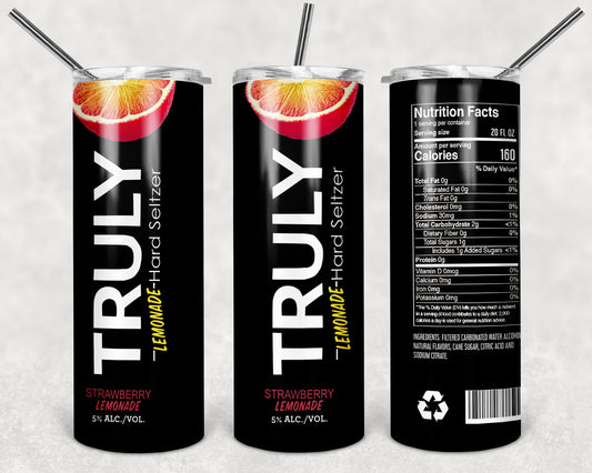 Truly lemonade tumbler