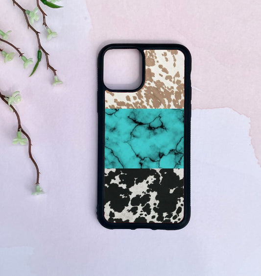 Cow print phone case