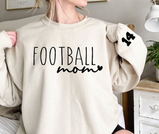 Custom Football mom sweatshirt