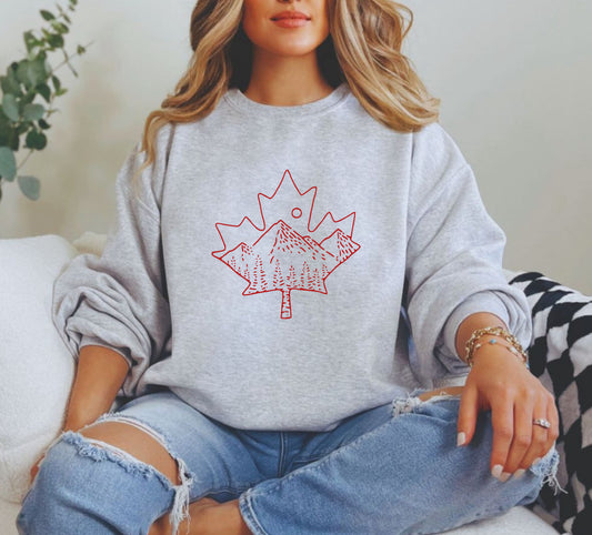 Canadian flag sweatshirt