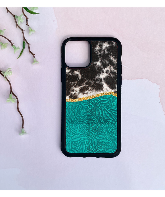 Turquoise phone case