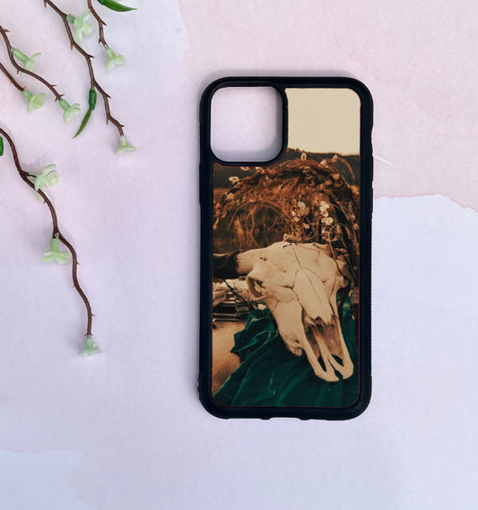 Bull skull phone cases