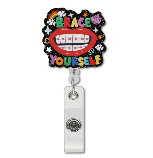 Brace yourself Badge reel