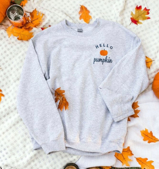 Hello pumpkin sweatshirt