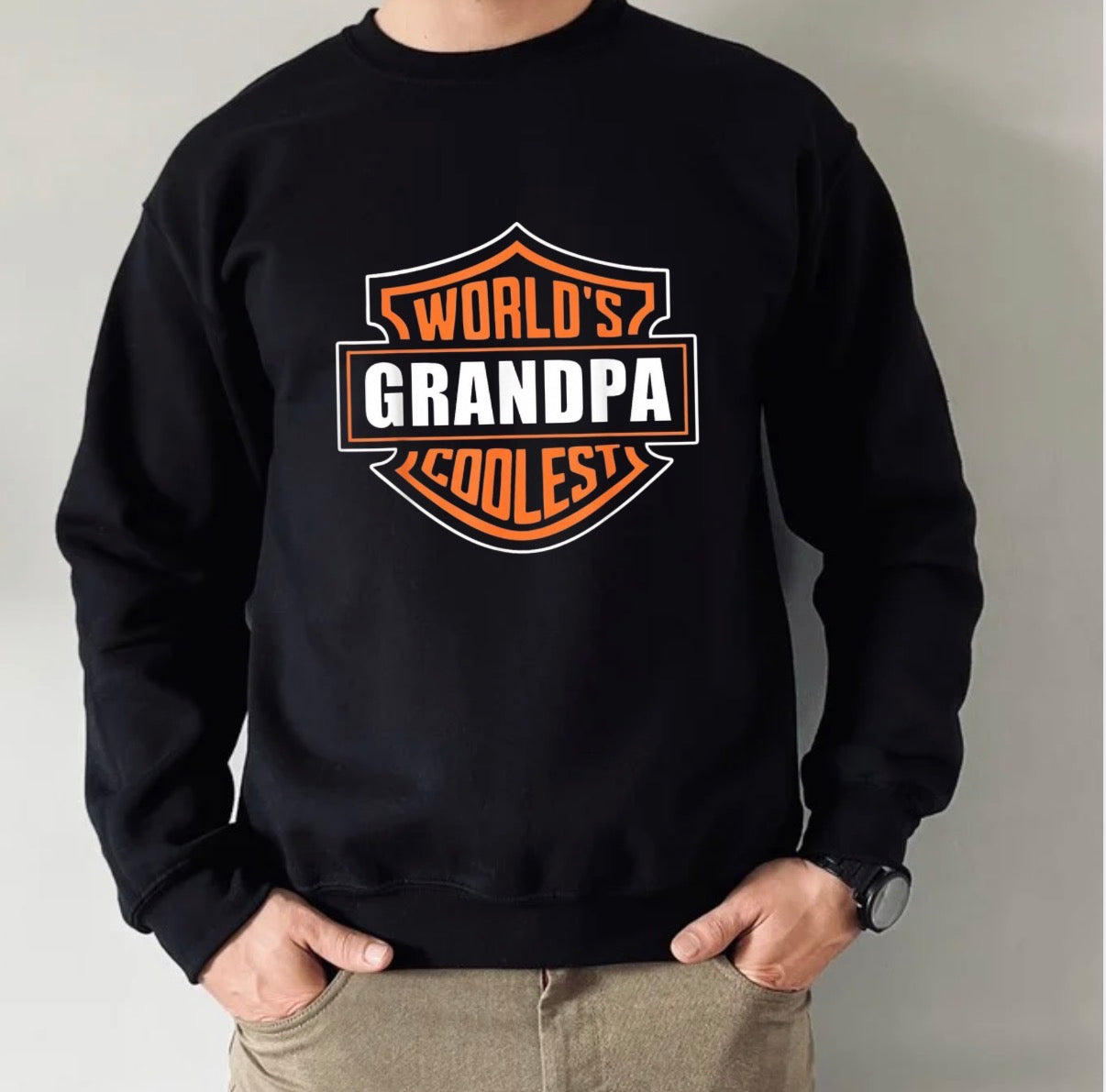 Worlds coolest grandpa sweatshirt