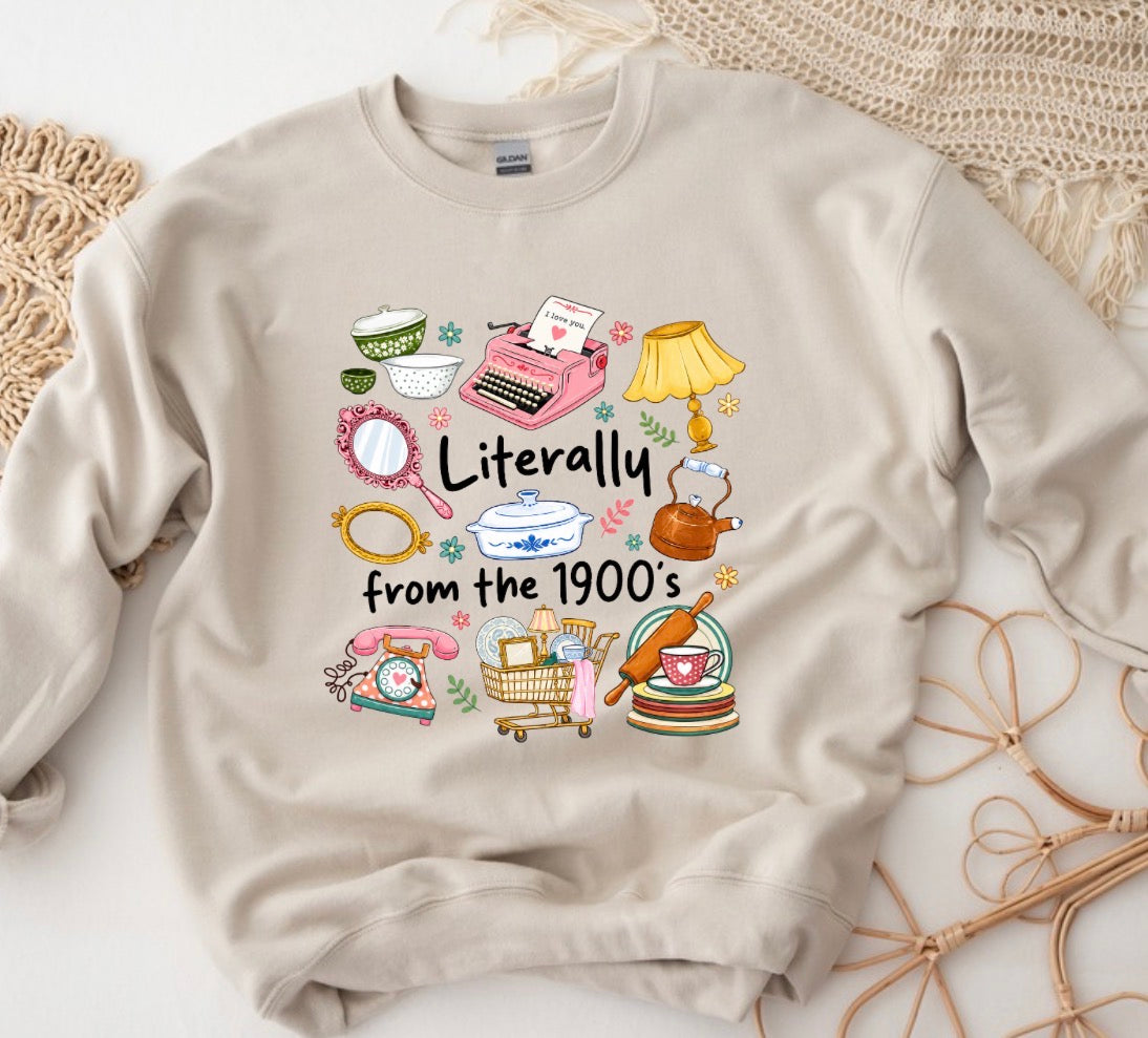 Literally from the 90s sweatshirt
