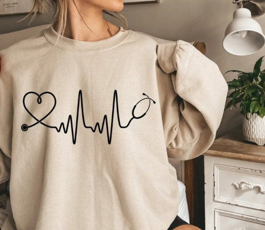 Stethoscope sweatshirt