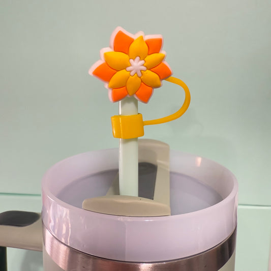 Flower straw topper