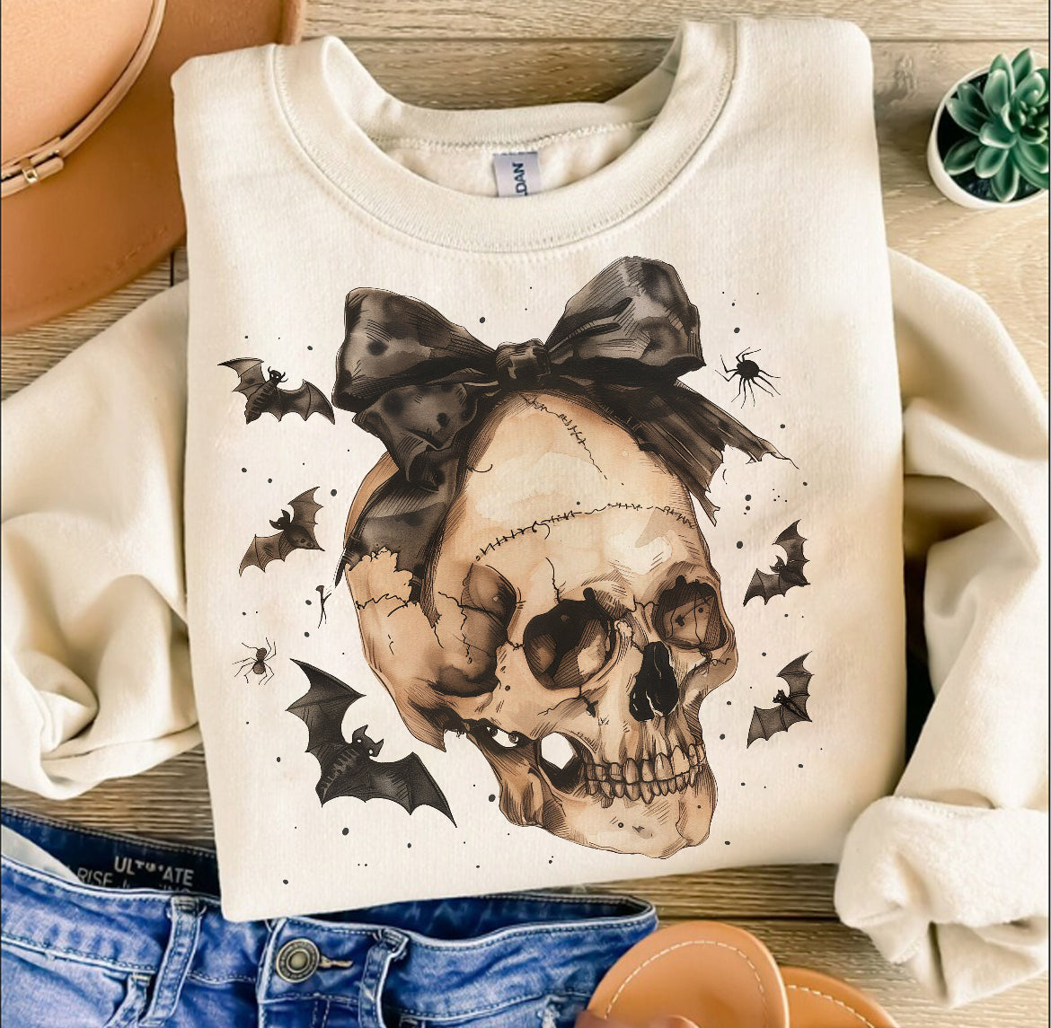 Skull bats sweatshirt