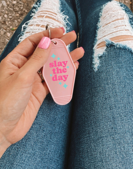 Slay the day motel key