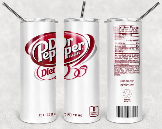 Diet Dr Pepper tumbler