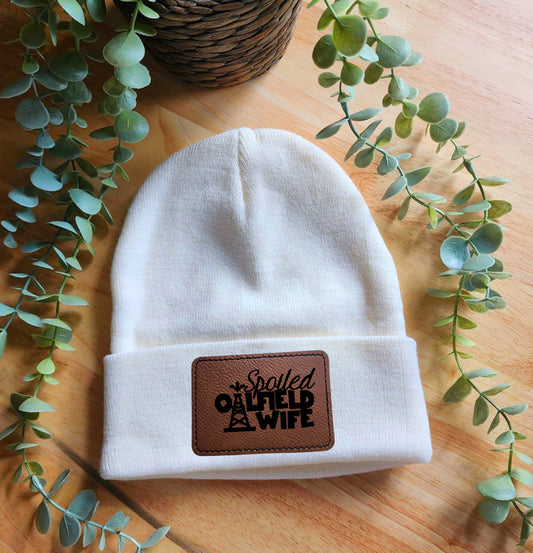 Spoiled oilfield wife beanie