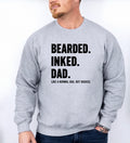 Bearded, inked, dad sweatshirt