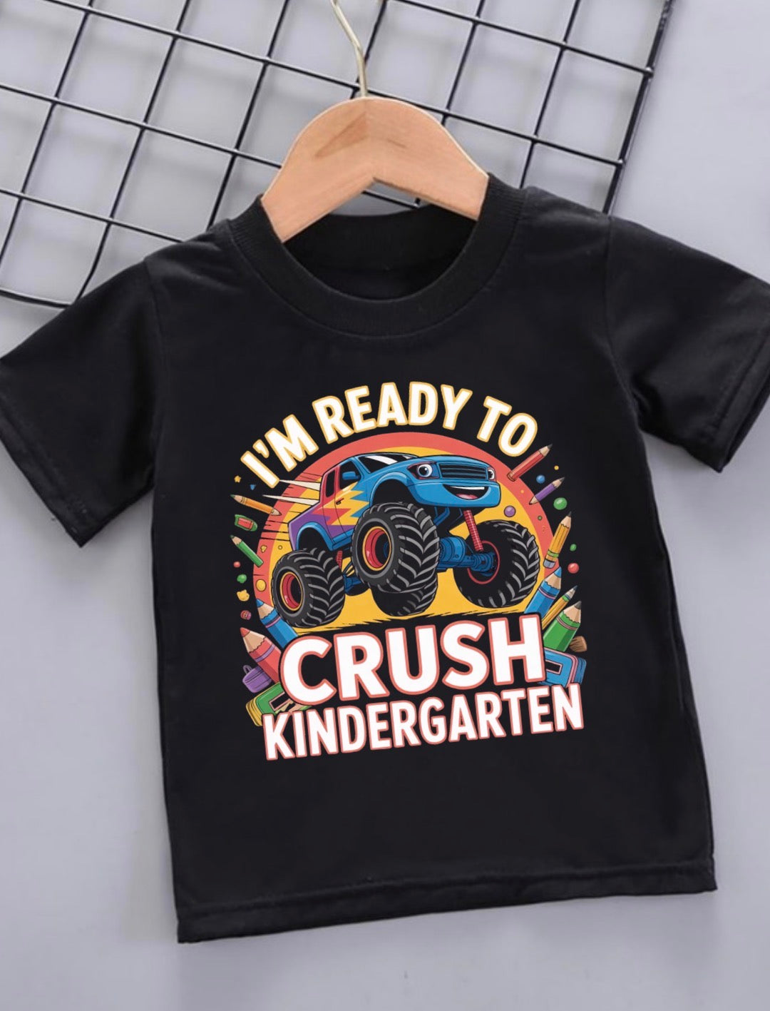 I’m ready to crush kindergarten youth tee