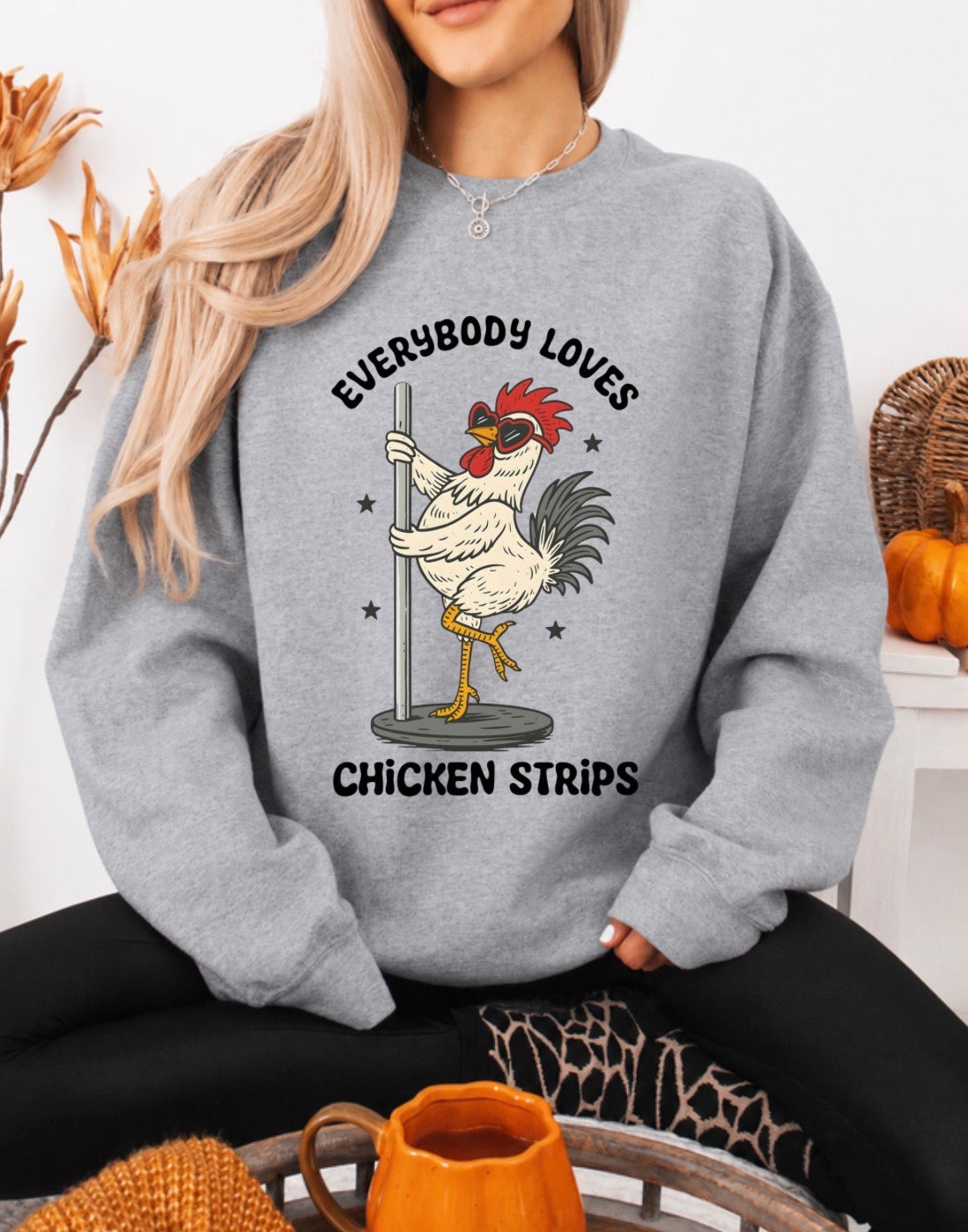 Chicken strips sweatshirt